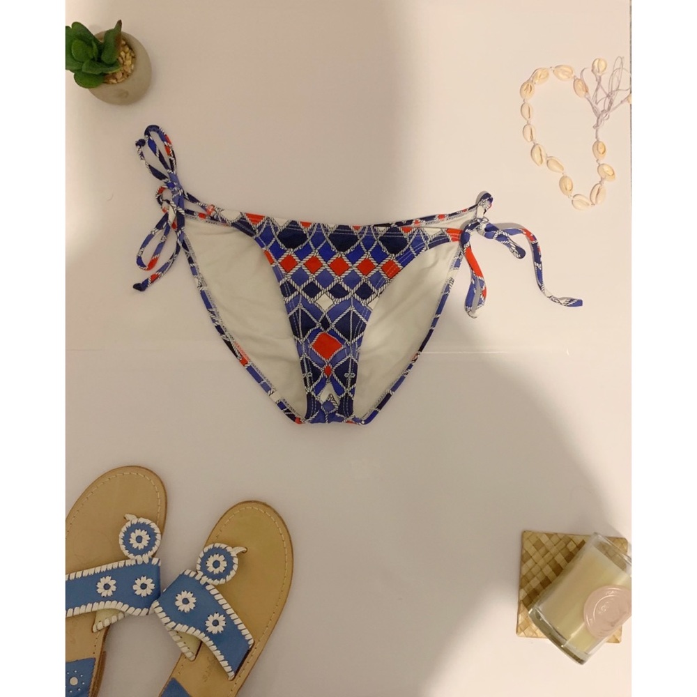 NEVER WORN OndadeMar Rope Patterned Bikini Bottoms